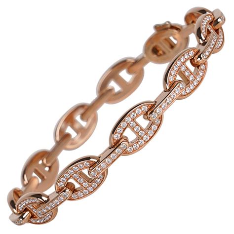 hermes chaine d'ancre bracelet rose gold|chaine d'ancre bracelet large model.